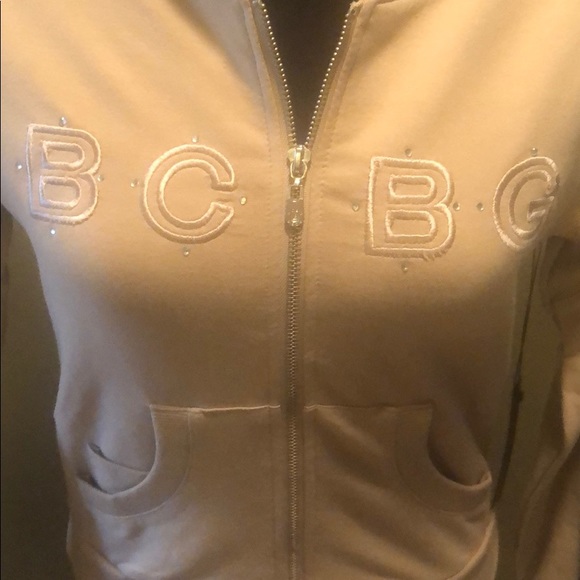NWT BCBG Max Azria Embellished Hoodie - Picture 2 of 8